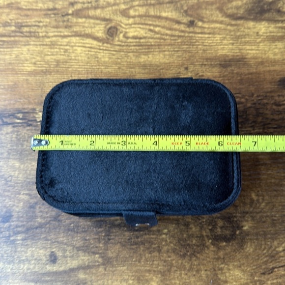 Black Velvet Jewelry Box - Picture 6 of 8